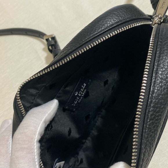 KATE SPADE Women's Rectangular Full Pebble Grain Leather Crossbody Handbag - Picture 4 of 9